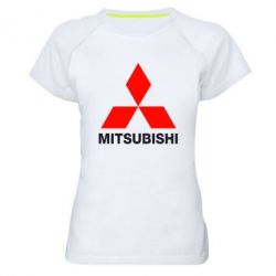 Женская футболка для спорта Mitsubishi small - PrintSalon