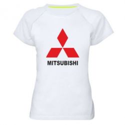 Женская футболка для спорта MITSUBISHI - PrintSalon
