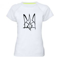 Жіноча футболка для спорту Молодіжний герб - PrintSalon