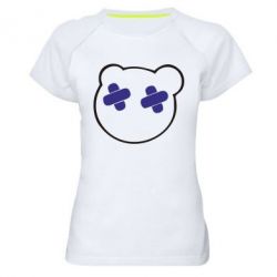 Жіноча футболка для спорту мордочка - PrintSalon