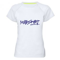 Женская футболка для спорта MOTO SPORT - PrintSalon