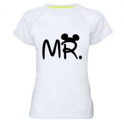 Женская футболка для спорта Mr. - PrintSalon
