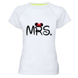 Женская футболка для спорта Mrs. - PrintSalon