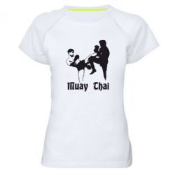 Женская футболка для спорта Muay Thai Fighters - PrintSalon