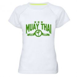 Женская футболка для спорта Muay Thai Hard Body - PrintSalon