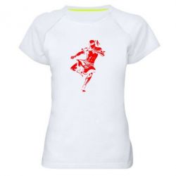 Женская футболка для спорта Muay Thai Low Kick - PrintSalon