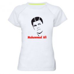 Женская футболка для спорта Muhammad Ali - PrintSalon