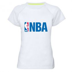 Жіноча футболка для спорту NBA Logo - PrintSalon