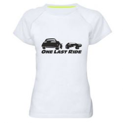 Жіноча футболка для спорту One last ride-PrintSalon Жіноча футболка для спорту One last ride