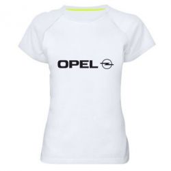 Жіноча футболка для спорту Opel Logo - PrintSalon