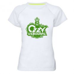 Женская футболка для спорта Оззи Озборн - PrintSalon