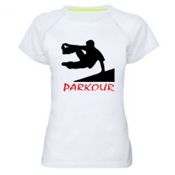 Жіноча футболка для спорту Parkour Run - PrintSalon