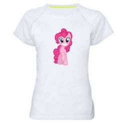 Женская футболка для спорта Pinkie Pie smile - PrintSalon