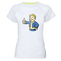 Женская футболка для спорта Pip boy fallout - PrintSalon