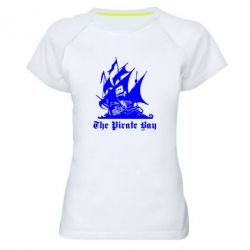 Женская футболка для спорта Pirat Bay - PrintSalon