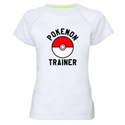 Жіноча футболка для спорту Pokemon Trainer - PrintSalon