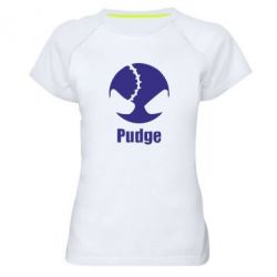 Женская футболка для спорта Pudge - PrintSalon