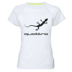 Женская футболка для спорта Quattro - PrintSalon