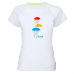 Женская футболка для спорта Rain - PrintSalon