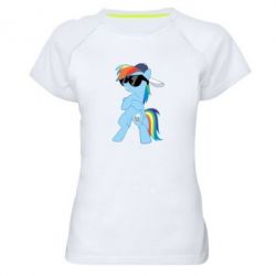 Женская футболка для спорта Rainbow Dash Cool - PrintSalon