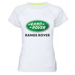 Женская футболка для спорта Range Rover - PrintSalon