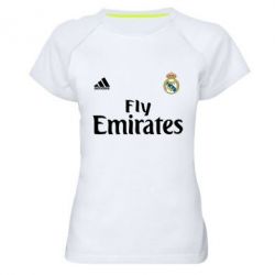 Женская футболка для спорта Реал - PrintSalon