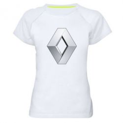 Женская футболка для спорта Renault Logo - PrintSalon