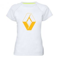 Женская футболка для спорта Renault - PrintSalon
