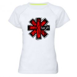 Женская футболка для спорта RHCP sublim - PrintSalon