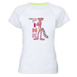 Женская футболка для спорта Розовая пантера - PrintSalon
