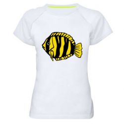 Женская футболка для спорта рыбка - PrintSalon