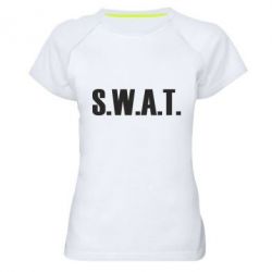 Женская футболка для спорта S.W.A.T. - PrintSalon
