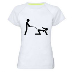 Женская футболка для спорта Садо-мазо - PrintSalon