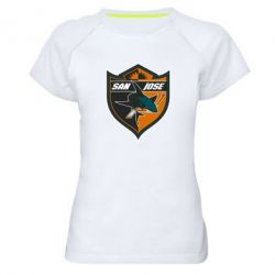 Женская футболка для спорта San Jose Sharks - PrintSalon