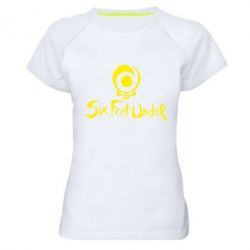 Женская футболка для спорта Six Feet Under - PrintSalon