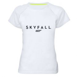 Жіноча футболка для спорту Skyfall 007 - PrintSalon