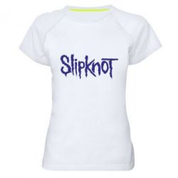 Женская футболка для спорта Slipknot - PrintSalon