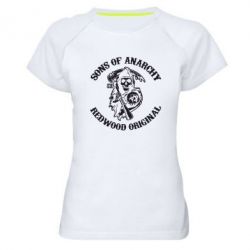 Женская футболка для спорта Sons of Anarchy - PrintSalon