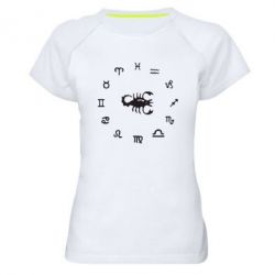 Женская футболка для спорта сорпион 4 - PrintSalon