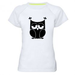 Женская футболка для спорта Сова - PrintSalon
