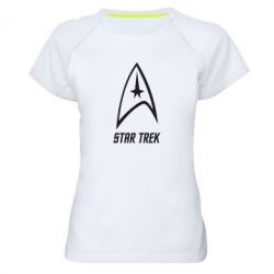 Женская футболка для спорта Star Trek-PrintSalon Женская футболка для спорта Star Trek