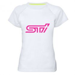 Женская футболка для спорта STI Logo - PrintSalon