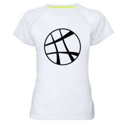 Женская футболка для спорта Strange Logo - PrintSalon