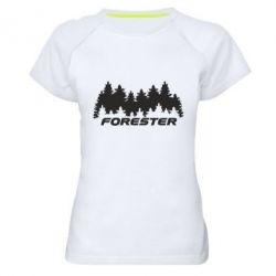 Женская футболка для спорта Subaru Forester - PrintSalon