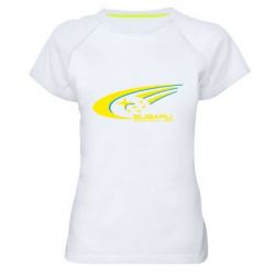 Женская футболка для спорта Subaru WRT - PrintSalon