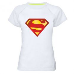 Женская футболка для спорта Superman Classic - PrintSalon