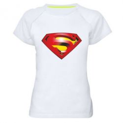 Женская футболка для спорта Superman Emblem - PrintSalon