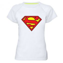 Женская футболка для спорта Superman Symbol - PrintSalon