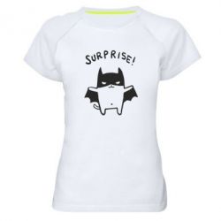 Женская футболка для спорта Surprise! - PrintSalon
