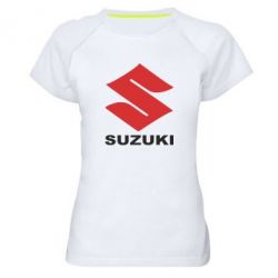 Жіноча футболка для спорту Suzuki - PrintSalon